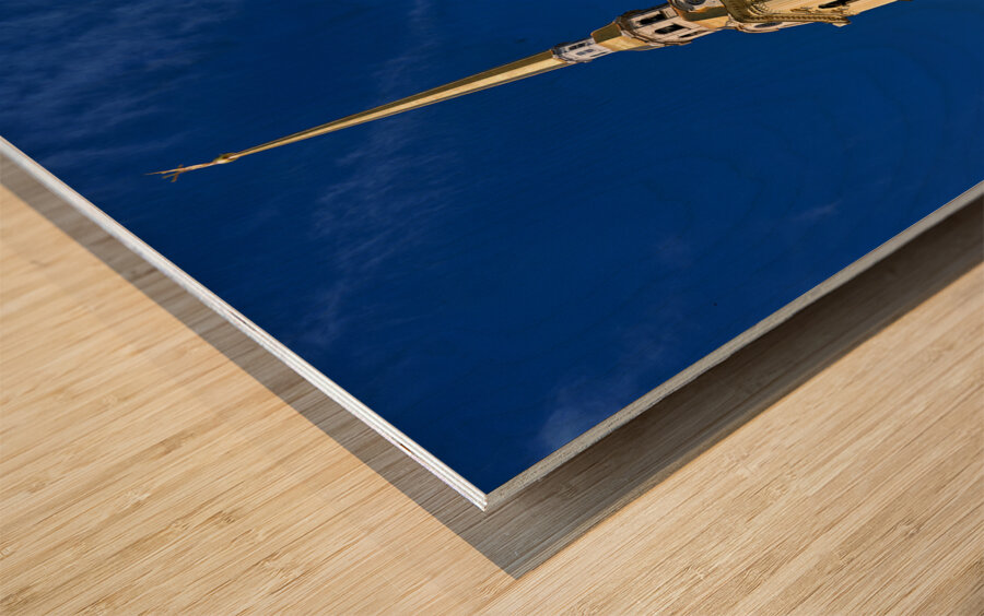 St. Petersburg Russia. Peter and Paul Cathedral at Peter and Paul Fortress Wood print