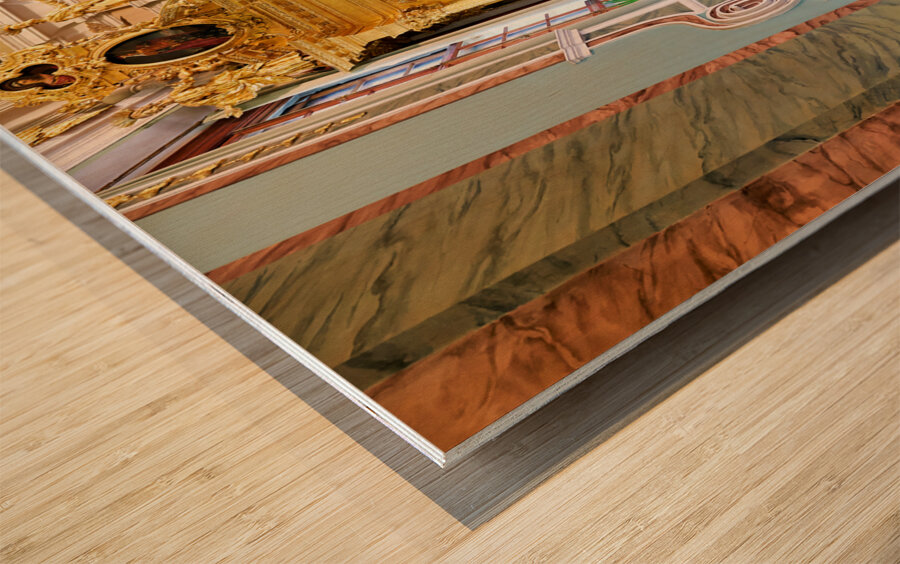 St. Petersburg Russia. Peter and Paul Cathedral at Peter and Paul Fortress Wood print