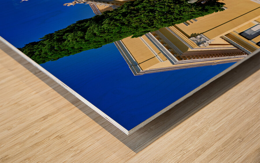 Athens Greece. The Zappeio Hall used as a conference center Wood print