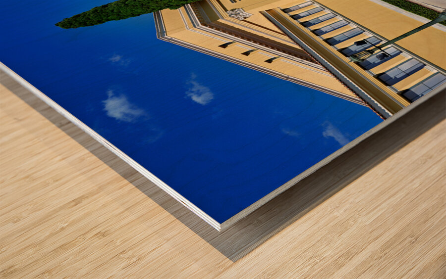 Athens Greece. The Zappeio Hall used as a conference center Wood print