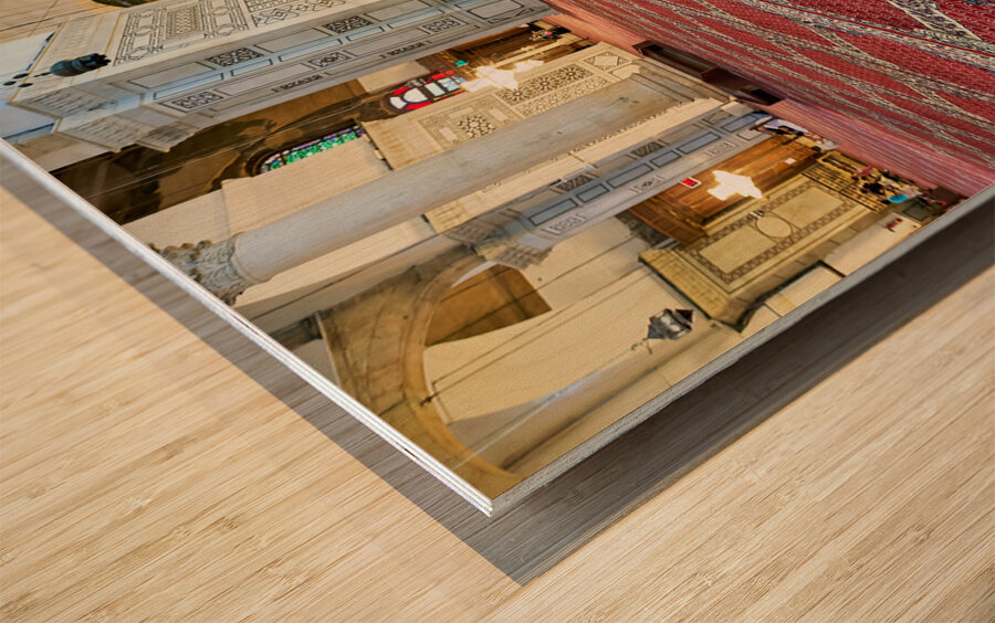 SYRIA. Damascus. The Umayyad Mosque Wood print