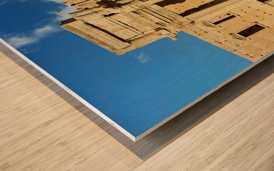 Syria. The ancient city of Palmyra. Temple of Bel Wood print