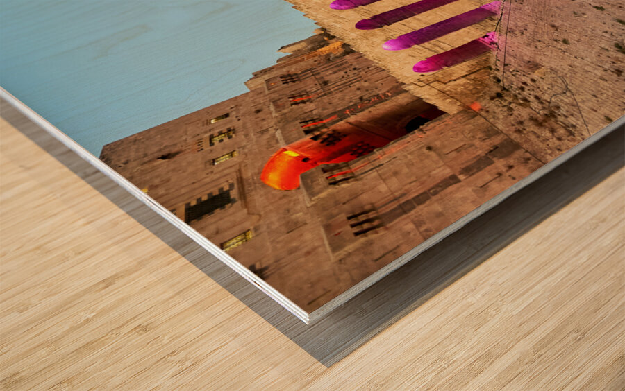 Syria. Aleppo. The Citadel Wood print