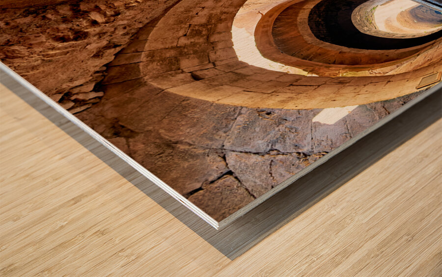 Syria. Krak des Chevaliers crusaders castle Wood print