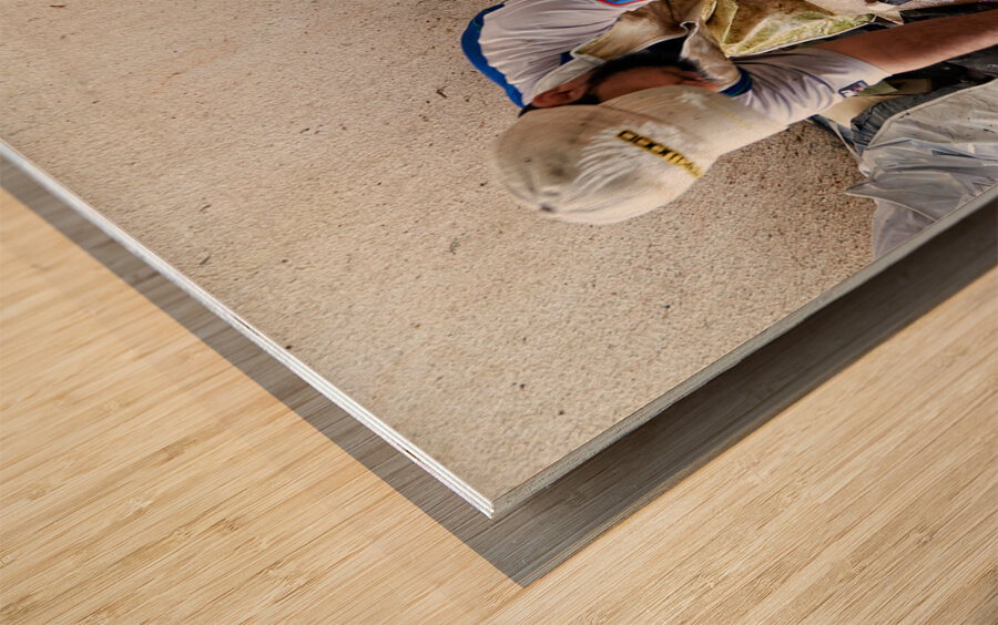 Oman. Muscat. The Fish Market Wood print