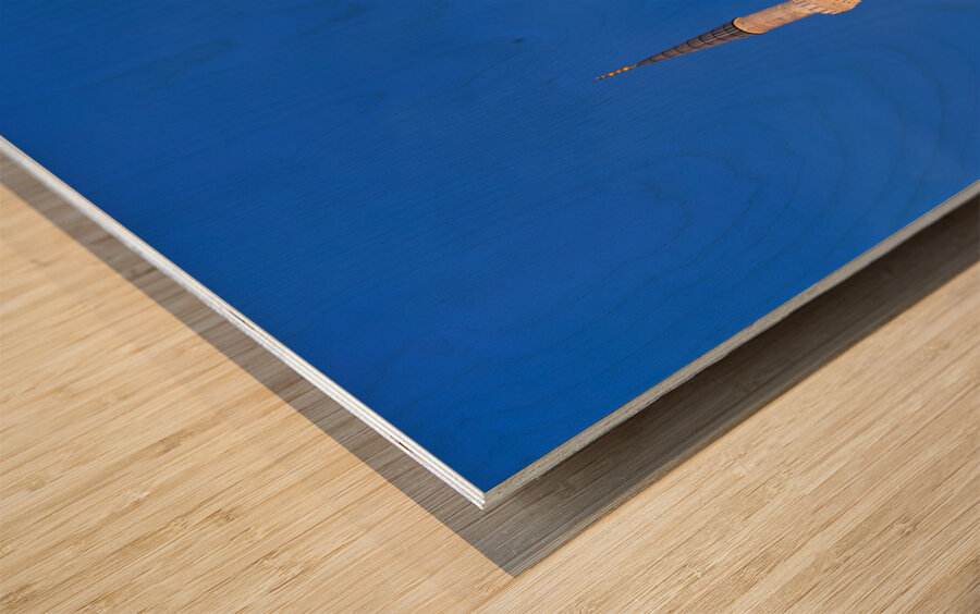 Istanbul Turkey. The Blue Mosque at sunset Wood print