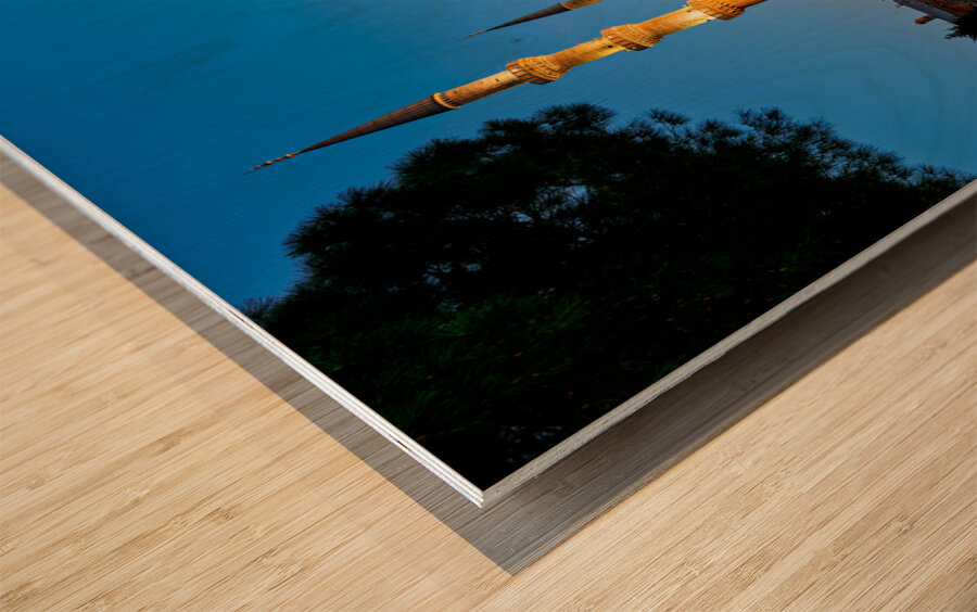 Istanbul Turkey. The Blue Mosque Wood print