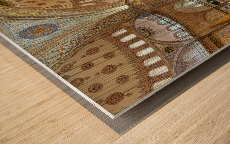 Istanbul Turkey. The Blue Mosque Wood print