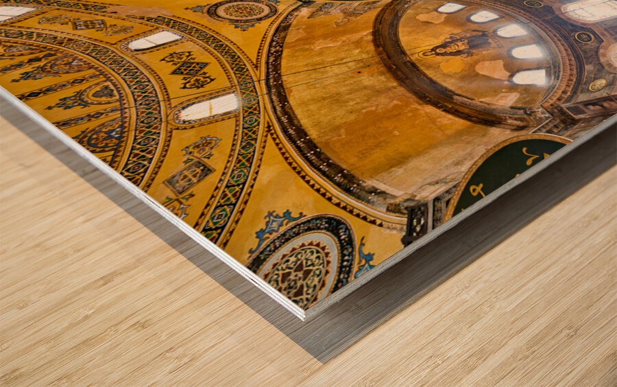 Istanbul Turkey. Hagia Sophia Grand Mosque Wood print