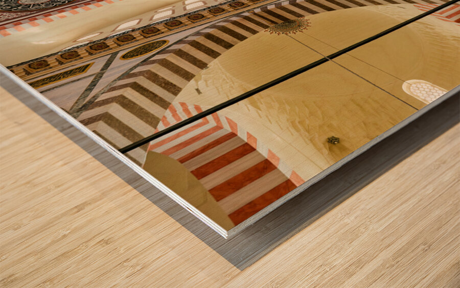 Istanbul Turkey. Süleymaniye Mosque Wood print