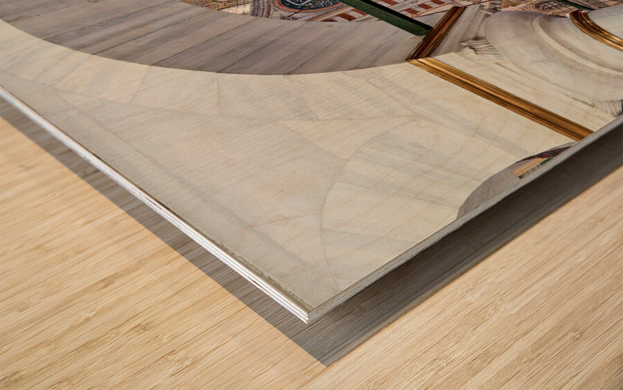 Istanbul Turkey. The Fatih Mosque Wood print