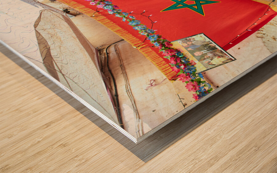 Morocco Fez. Bou Inania Madrasa Wood print