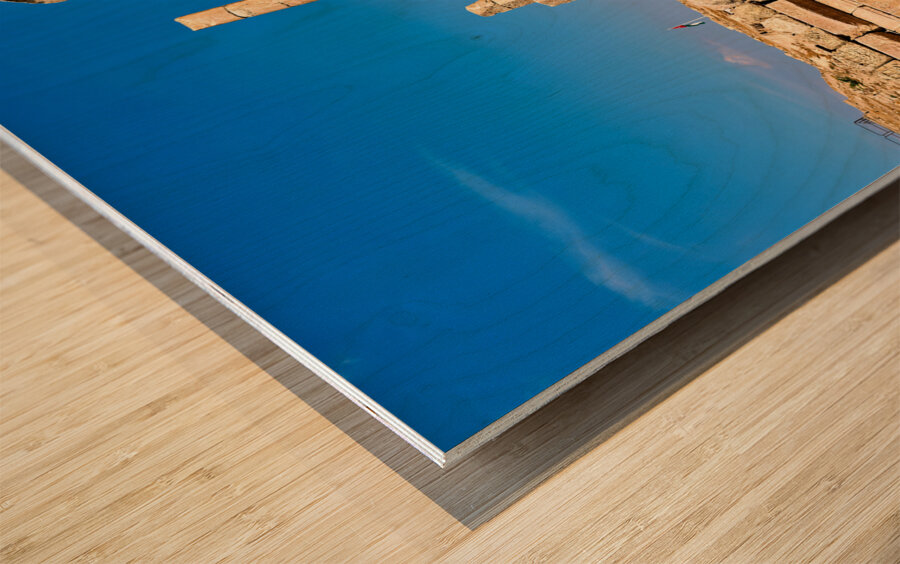 Amman Jordan. The Citadel Wood print