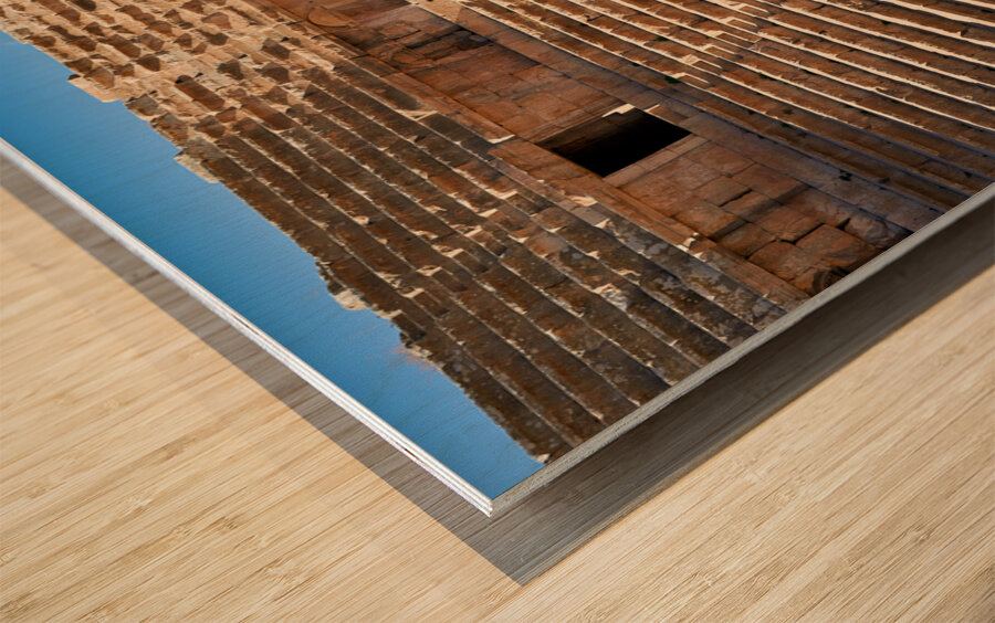 Jordan. The greco roman city of Gerasa Jerash. The theatre Wood print