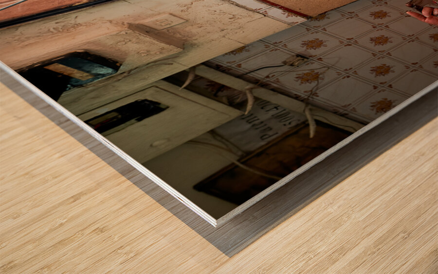 Morocco Marrakesh. The butcher in the Medina Wood print