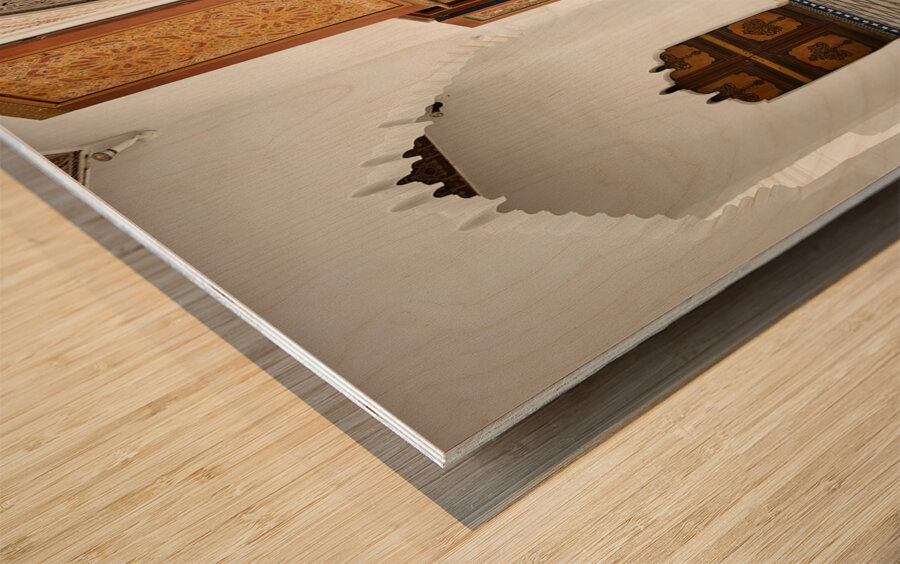 Morocco Marrakesh. The Bahia Palace Wood print