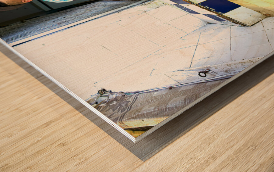 Morocco Meknes. The butcher in the souk Wood print