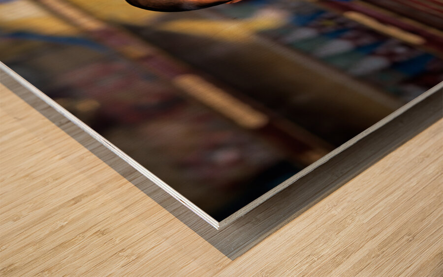 Mongolia. The Monastery of Tranquil Felicity Amarbayasgalant is located near the Selenge River in the Iven Valley. Wood print