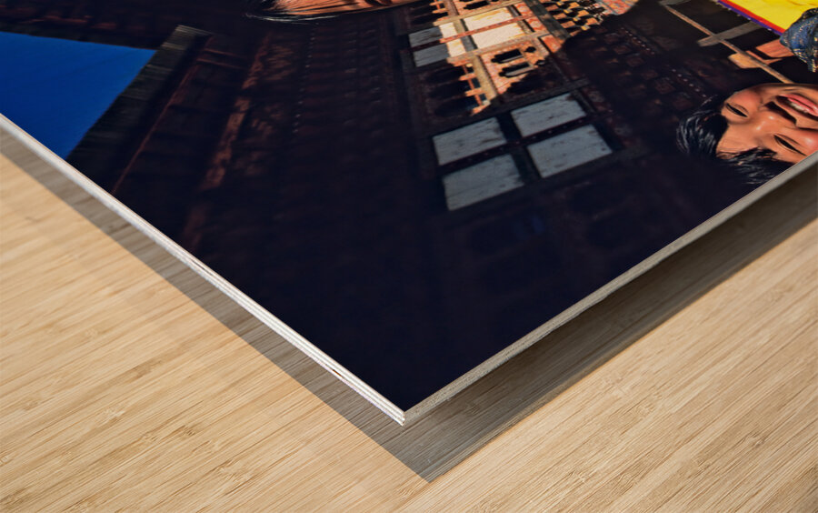 BHUTAN. Bumthang Valley Wood print