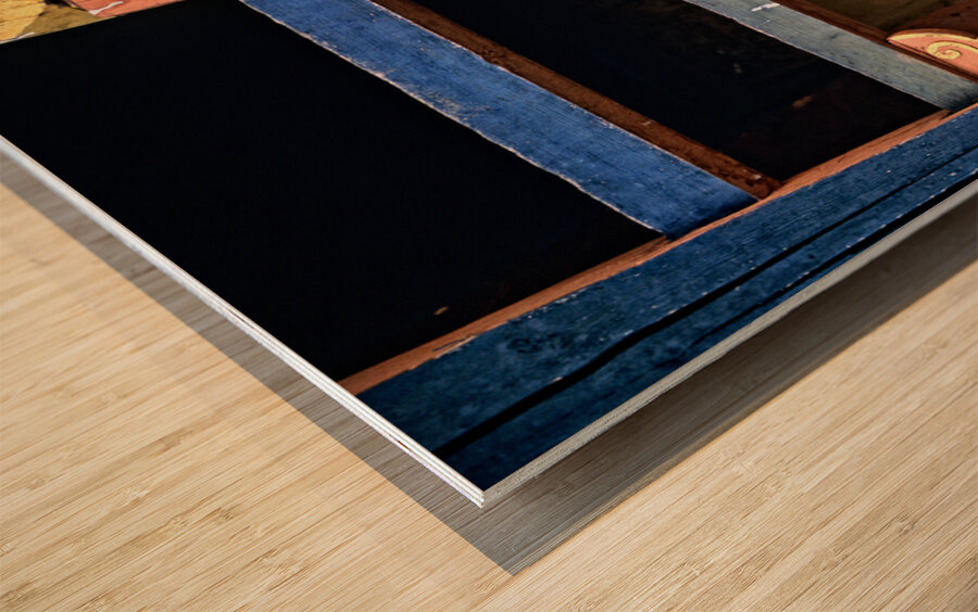 BHUTAN. Bumthang Valley Wood print