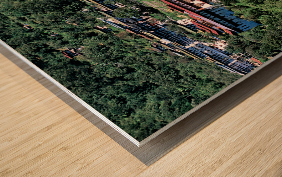 BHUTAN. Trongsa Monastery Wood print