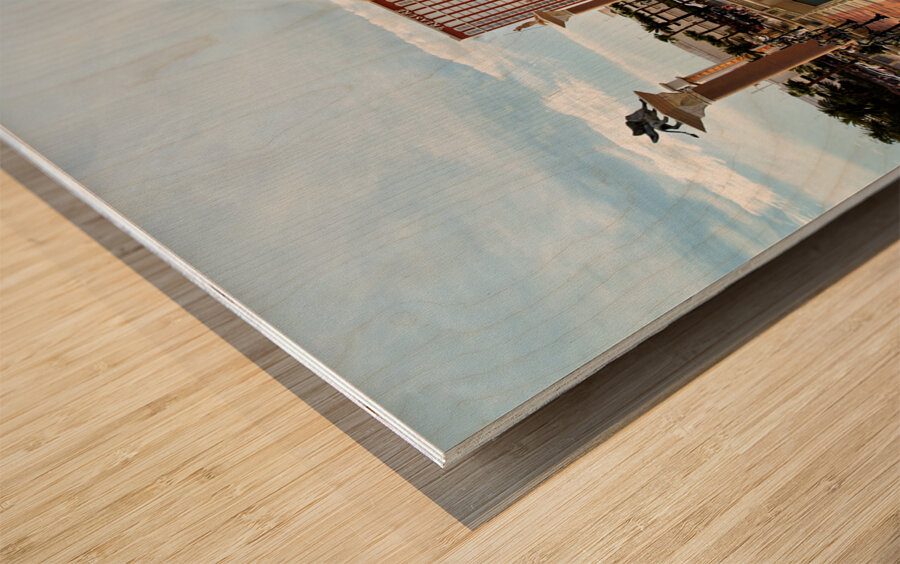 Venetian Hotel. Las Vegas Nevada USA Wood print