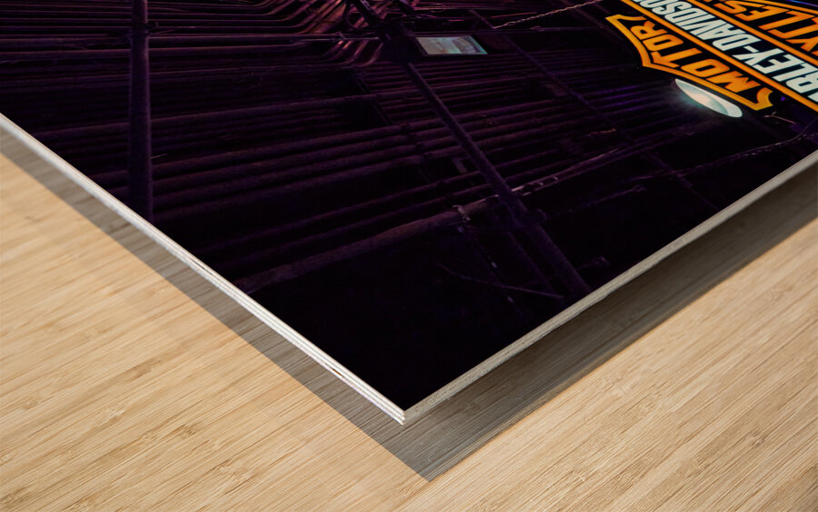 Welcome to Las Vegas sign. MGM Grand Hotel. Las Vegas Nevada USA Wood print