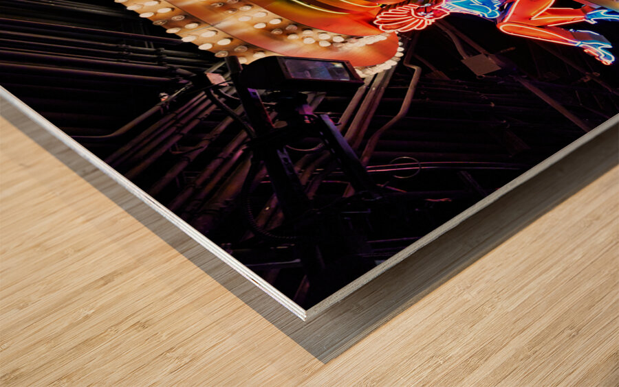 Welcome to Las Vegas sign. MGM Grand Hotel. Las Vegas Nevada USA Wood print