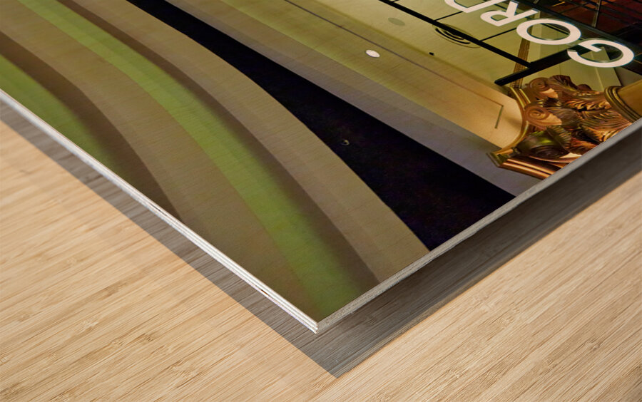 Gordon Ramsay Gourmet Restaurant. Las Vegas Nevada USA Wood print