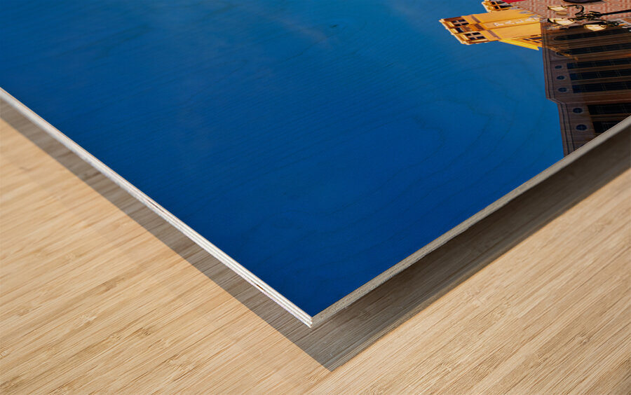 Venetian Hotel at Sunset. Las Vegas Nevada USA Wood print