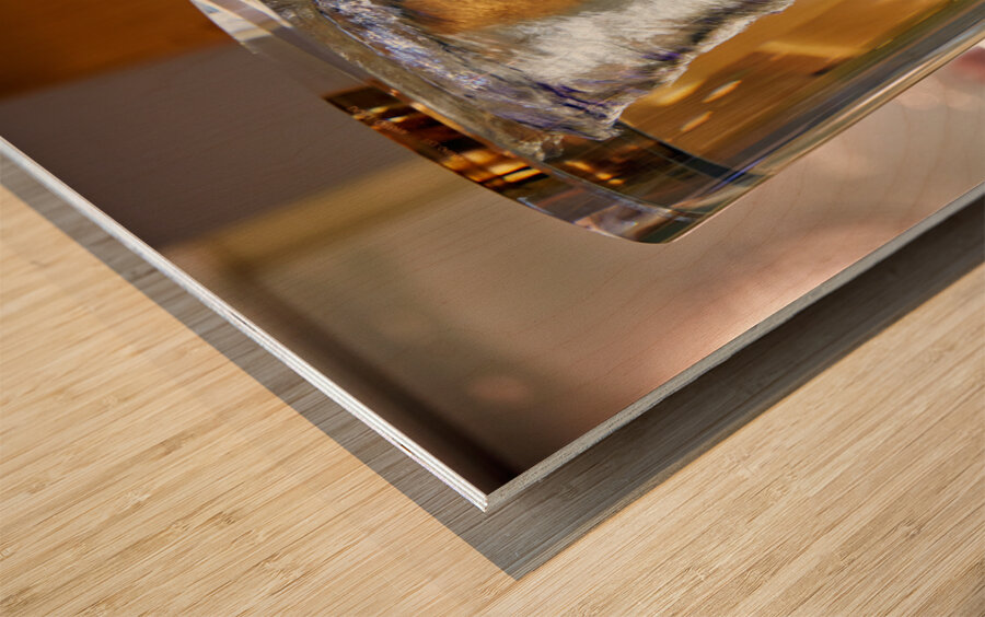 Crystals Mall City Center. Las Vegas Nevada USA Wood print