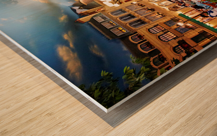 Paris Casino. Las Vegas Nevada USA Wood print