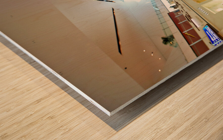 Crystals Mall City Center. Las Vegas Nevada USA Wood print