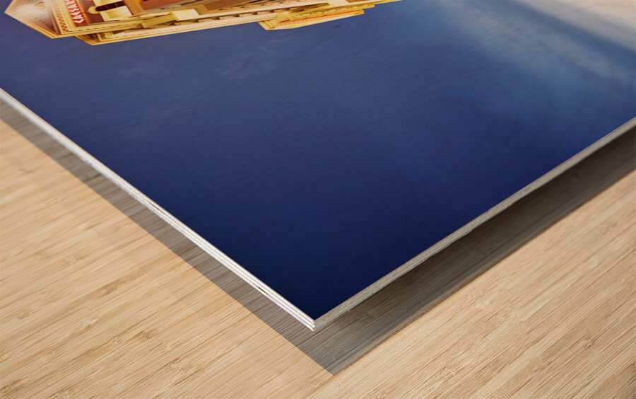 Caesars Palace Hotel and Casino. Las Vegas Nevada USA Wood print