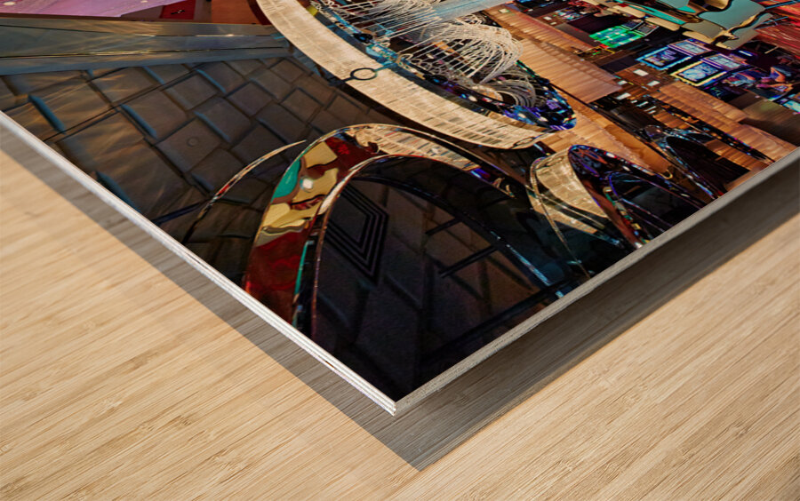 The Cosmopolitan Hotel Mall. Las Vegas Nevada USA Wood print