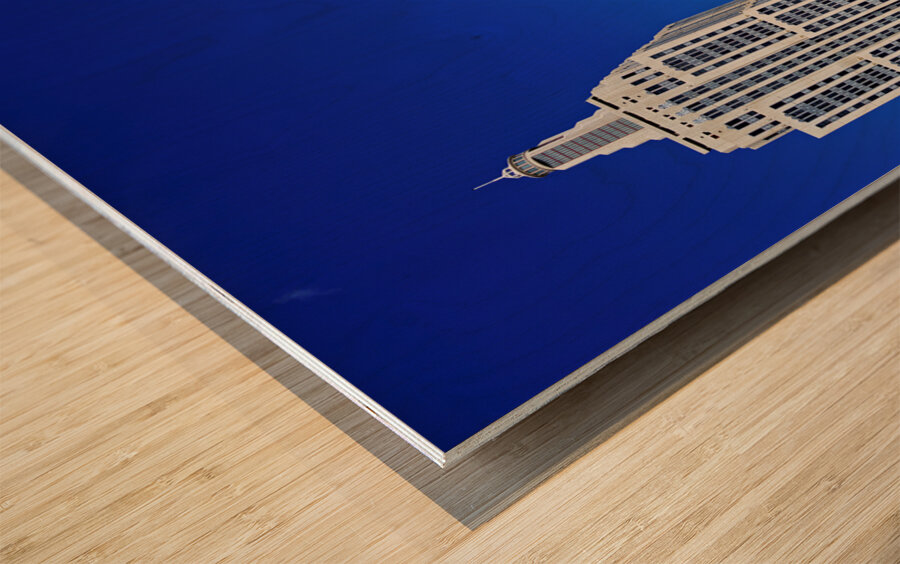 New York Hotel and Casino. Las Vegas Nevada USA Wood print