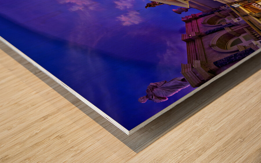 Caesars Palace Hotel Mall. Las Vegas Nevada USA Wood print