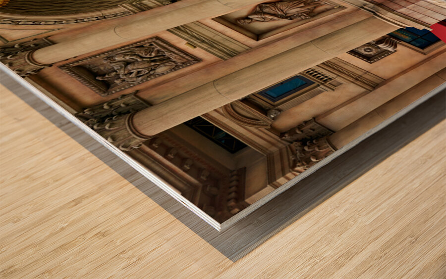 Trevi Fountain on the Strip. Las Vegas Nevada USA Wood print