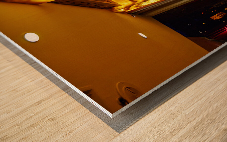 Nobu Hotel inside Caesars Palace. Las Vegas Nevada USA Wood print