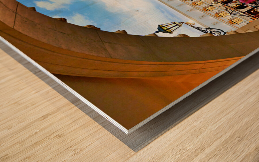 Little Venice at Venetian Hotel and Casino. Las Vegas Nevada USA Wood print