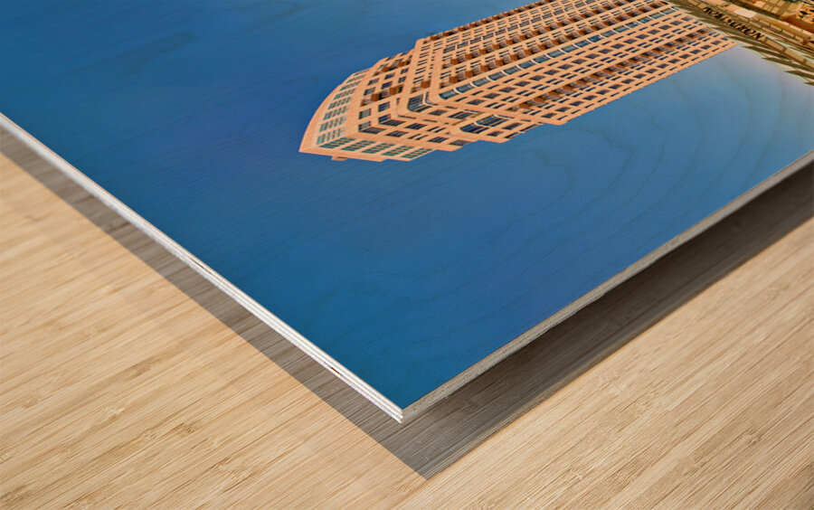 The Mall. Salt Lake City. Utah USA Wood print