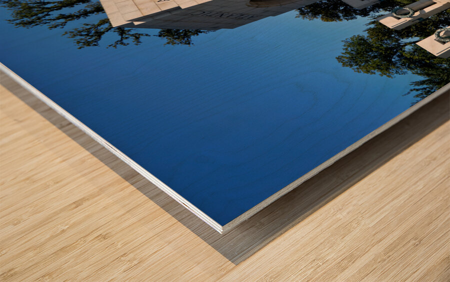 The National World War II Memorial. Washington D.C. Wood print