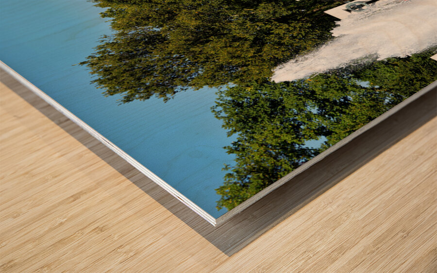 The National World War II Memorial. Washington D.C. Wood print