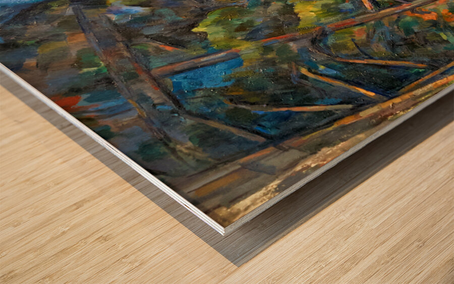 Paul Cezanne - Chateau Noir - 190004 Wood print