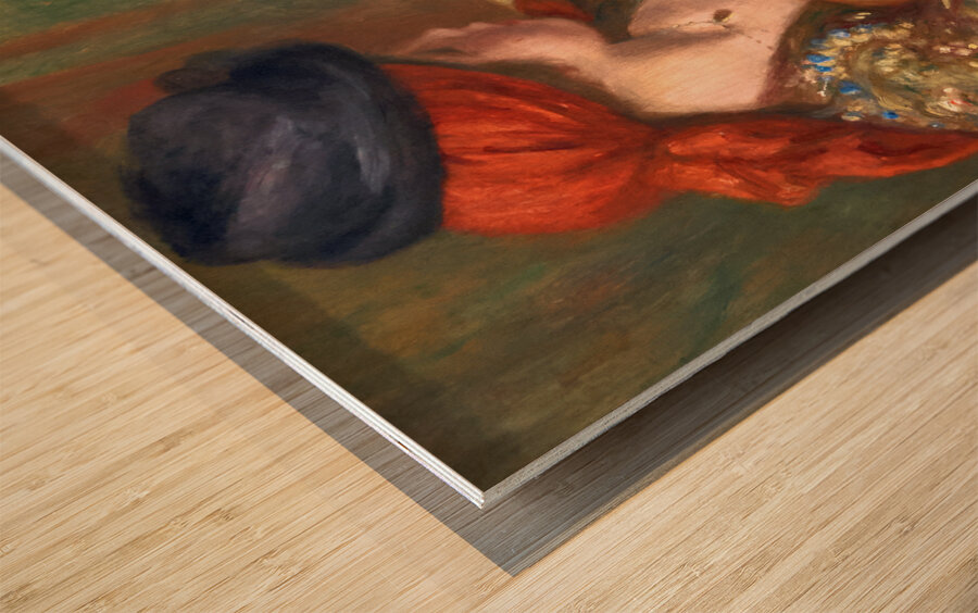 Auguste Renoir - Young Spanish Woman with a Guitar - 1898 Wood print