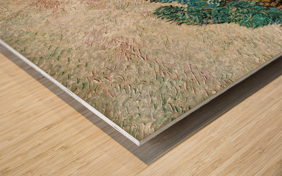 Vincent Van Gogh - The Olive Orchard - 1889 Wood print