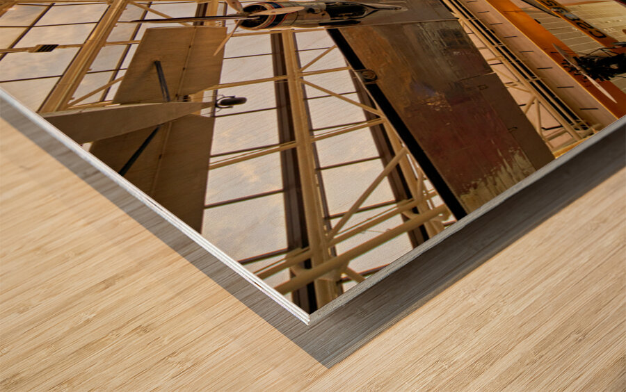 Inside the Smithsonian National Air and Space Museum. Washington D.C. Wood print