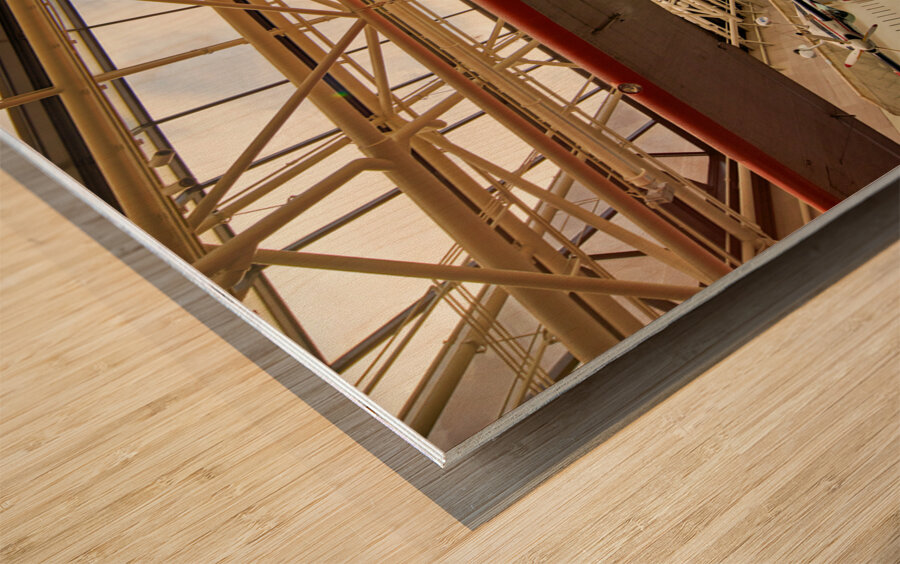 Inside the Smithsonian National Air and Space Museum. Washington D.C. Wood print