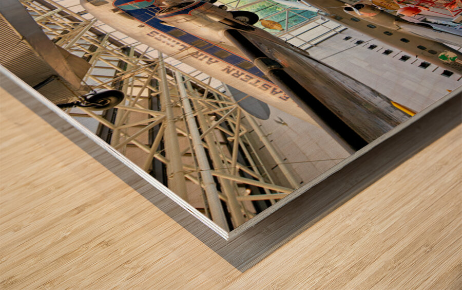 Inside the Smithsonian National Air and Space Museum. Washington D.C. Wood print