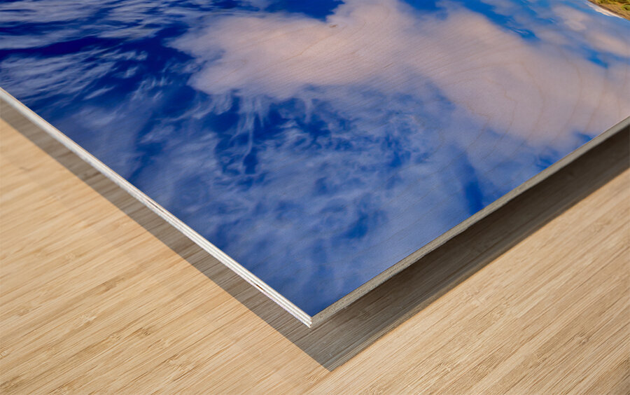 Moai statues at Easter Island Chile. Wood print